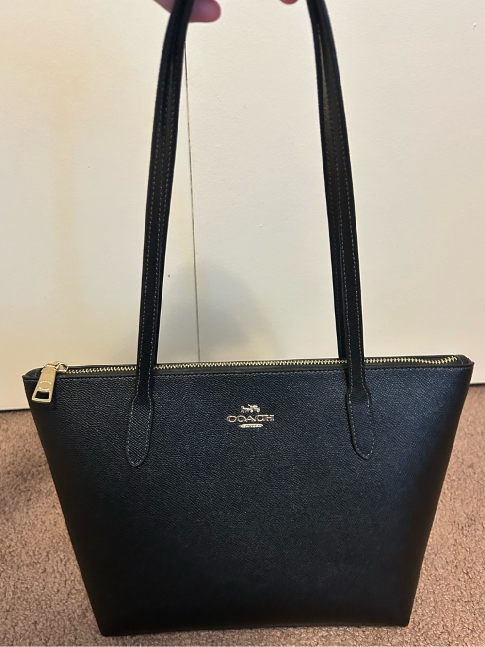 Coach Fiona zip tote black bag - Picture 6 of 6